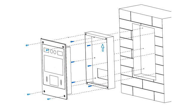 Metal RFID Card Reader installation